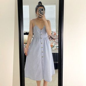 Strap midi dress